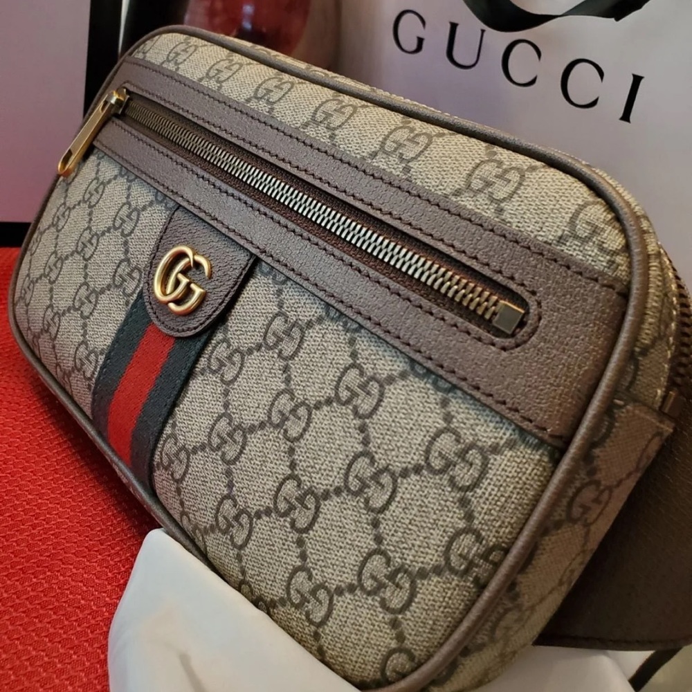 Gucci supreme GG Ophidia belt bag - like new